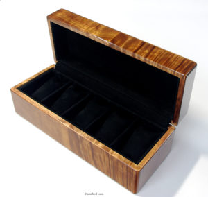 5本用時計ケース　高級コア無垢材