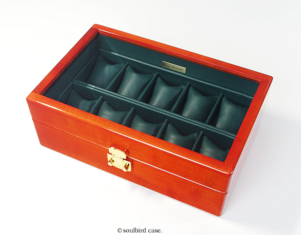 メイプル材時計ケース10本用