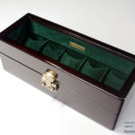 オーク材topガラス　時計ケース