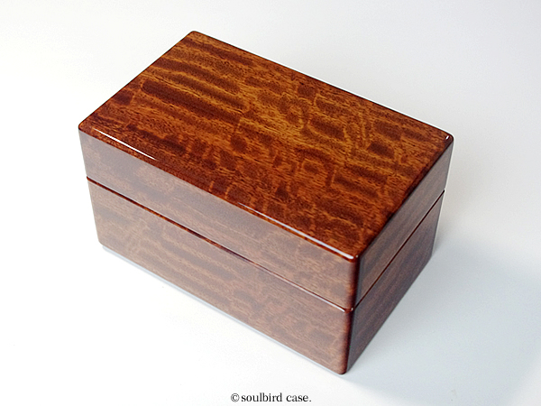 高級時計ケース　紫檀　3本用