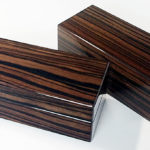 縞黒檀材5本用　時計ケース