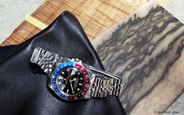 黒柿材、コア材、腕時計