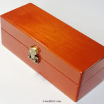 メイプル材top木　時計ケース　ブラウンLOCK