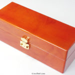 メイプル材top木　時計ケース　金色LOCK