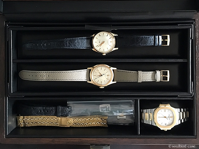 内装加工　革ベルトを伸ばして