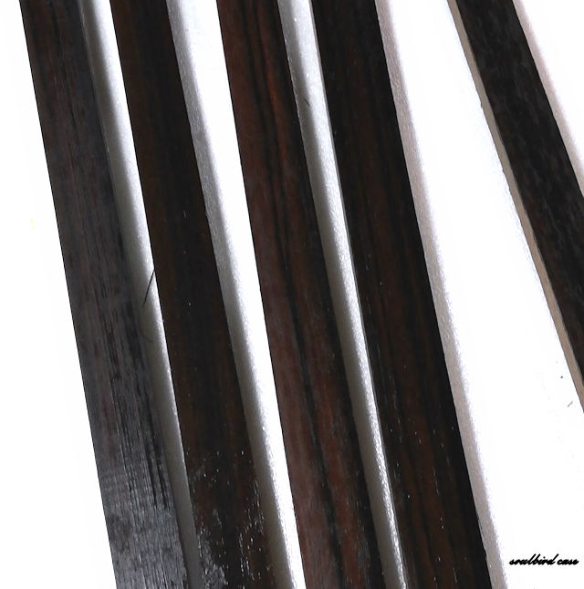 縞黒檀（シマコクタン）材　時計トレー