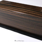 時計ケース　縞黒檀材オイル仕上げ5本用