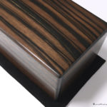 オイル仕上げ縞黒檀材　5本用時計ケース　