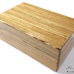 時計ケースゼブラウッド材10本用　前面