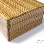 時計ケースゼブラウッド材10本用　右面