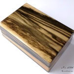 時計ケース黒柿材10本用　天板