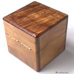 No.0745　ハワイアンコア材1本用時計ケース　背面