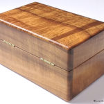 ハワイアンコア材背面　時計ケース