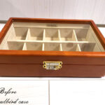 内装布仕上げ10本用時計ケース