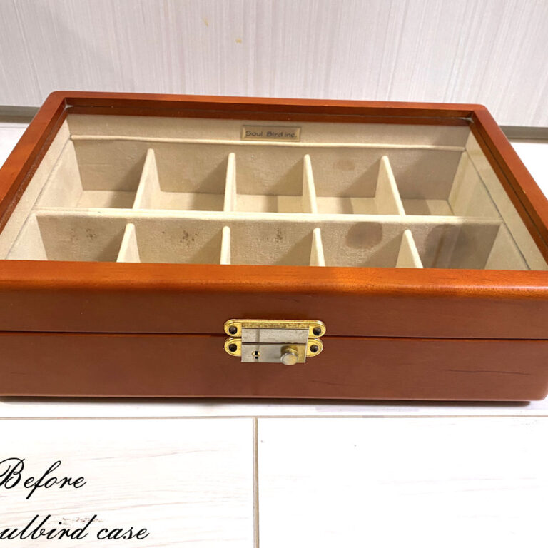 内装布仕上げ10本用時計ケース