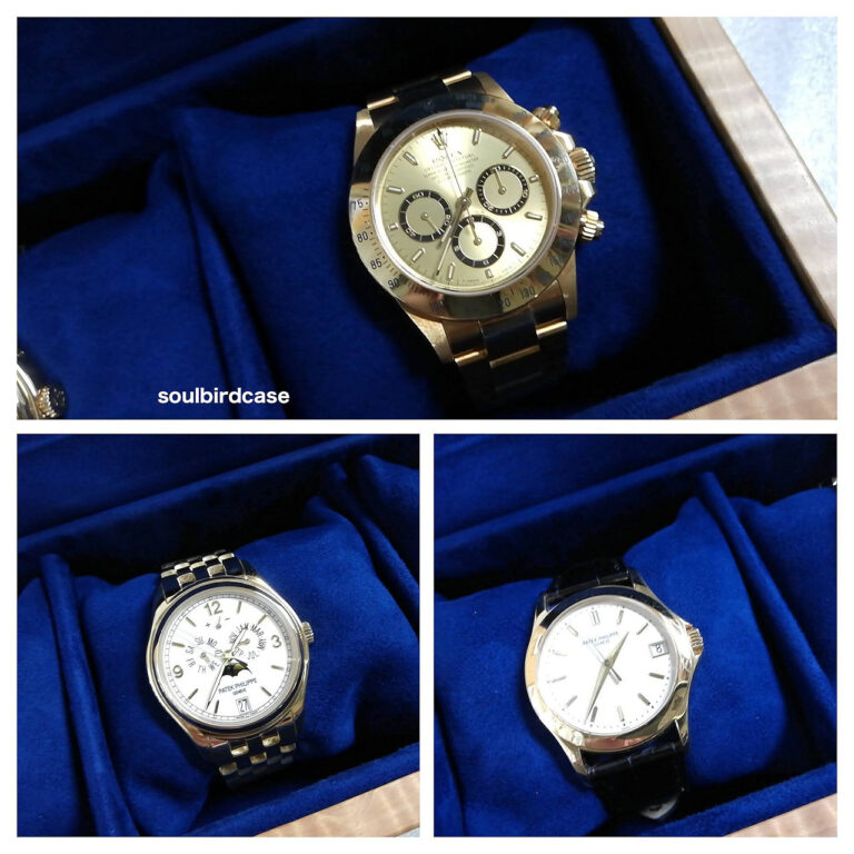 トチノキ5本用時計ケース