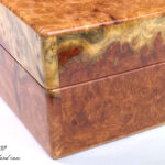 右面　花梨バール5本用時計ケース