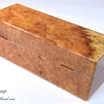 背面　花梨バール5本用時計ケース