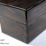 左面　シャム柿1本用時計ケース