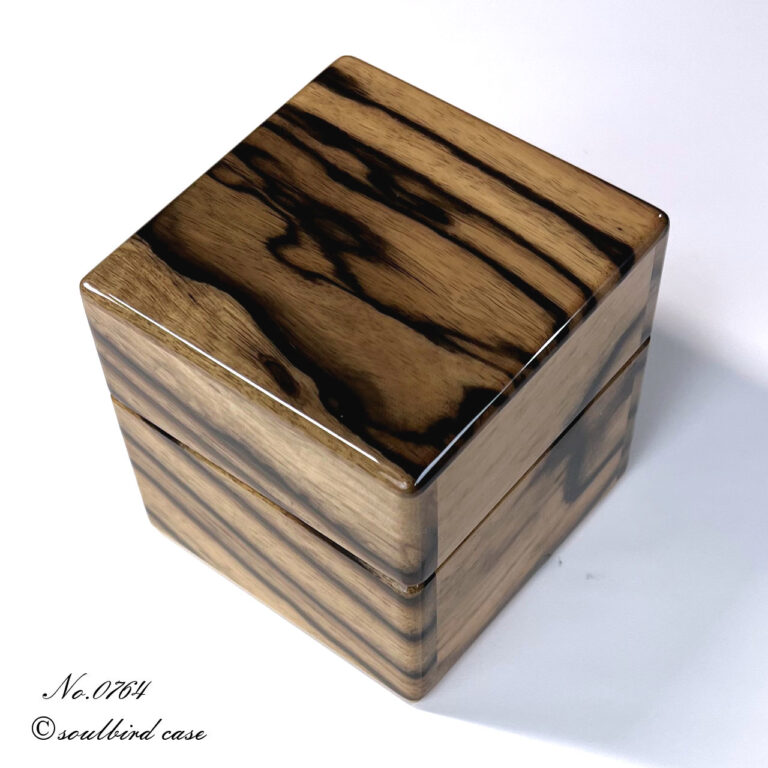 天板　黒柿1本用時計ケース