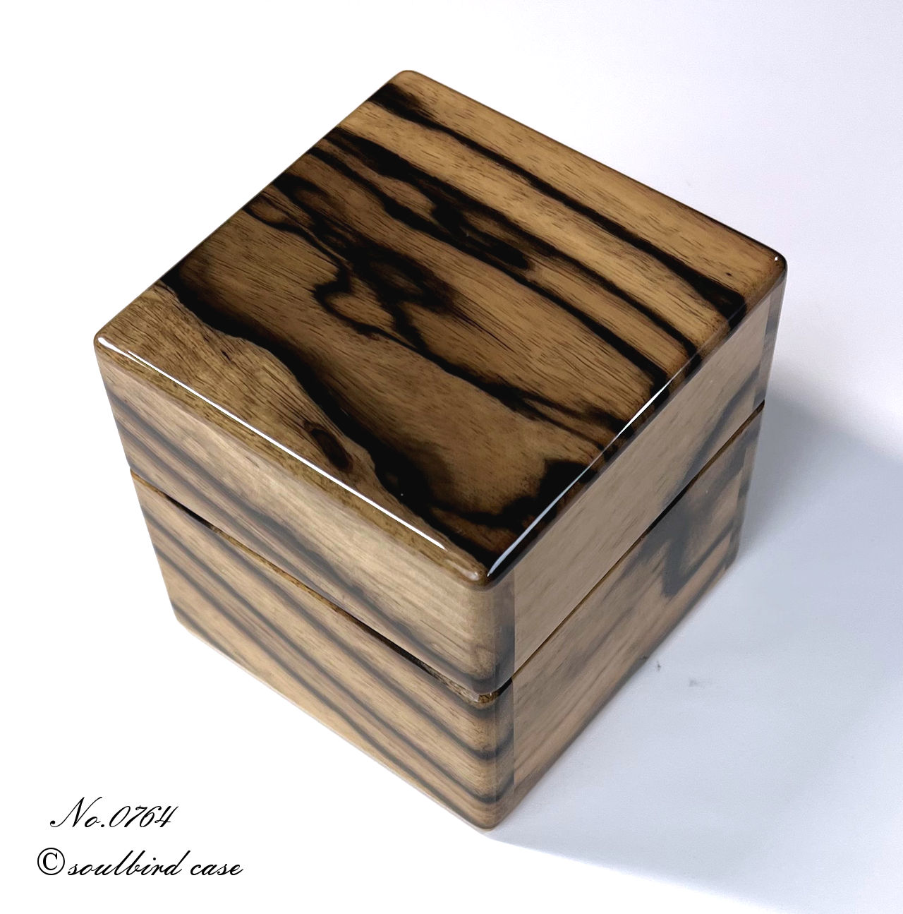 天板　黒柿1本用時計ケース