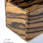 左面　黒柿1本用時計ケース