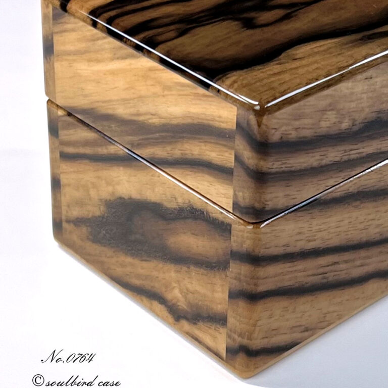 左面　黒柿1本用時計ケース