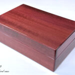 no.1763　パープルハート10本用時計ケース　前面