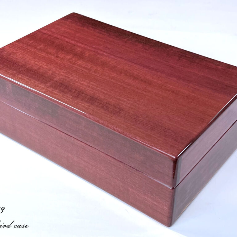 no.1763　パープルハート10本用時計ケース　前面