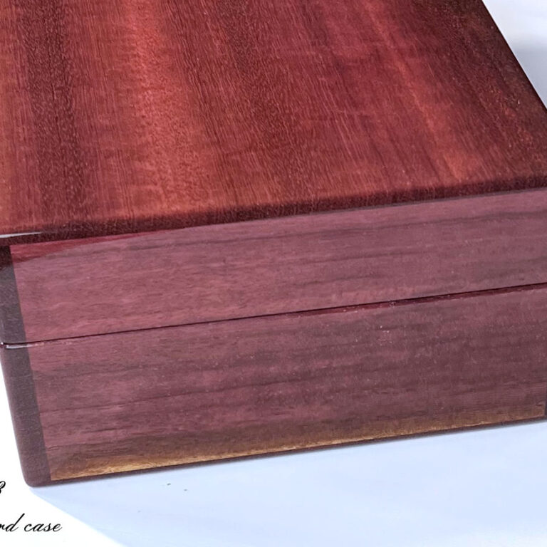 no.1763　パープルハート10本用時計ケース　右面