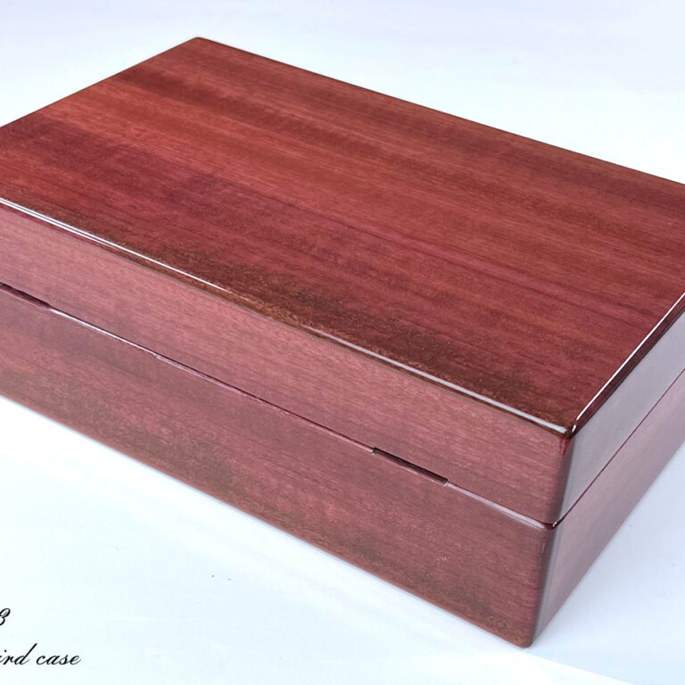 no.1763　パープルハート10本用時計ケース　背面