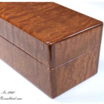 サペリ杢5本用時計ケース　右面