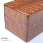 サペリ杢5本用時計ケース　左面