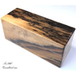 no.5947黒柿5本用時計ケース　前面