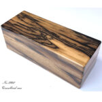 no.5948黒柿５本用時計ケース　前面