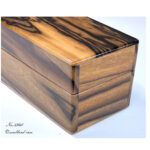 no.5948黒柿５本用時計ケース　右面