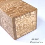 no.5955タモ杢5本用時計ケース　右面