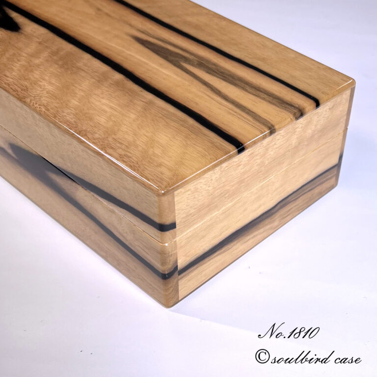 右面　黒柿　高級時計ケース　10本用時計ケース