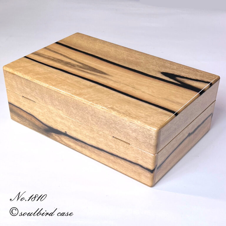 背面　黒柿　高級時計ケース　10本用時計ケース