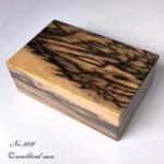 天板　高級時計ケース　黒柿　10本用