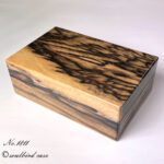 前面　黒柿材10本用時計ケース