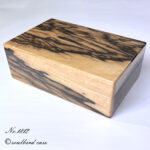 前面　黒柿材10本用時計ケース