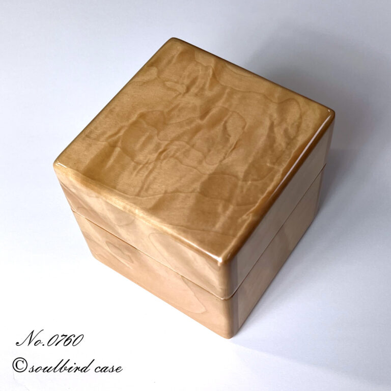 トチ　1本用時計ケース　天板