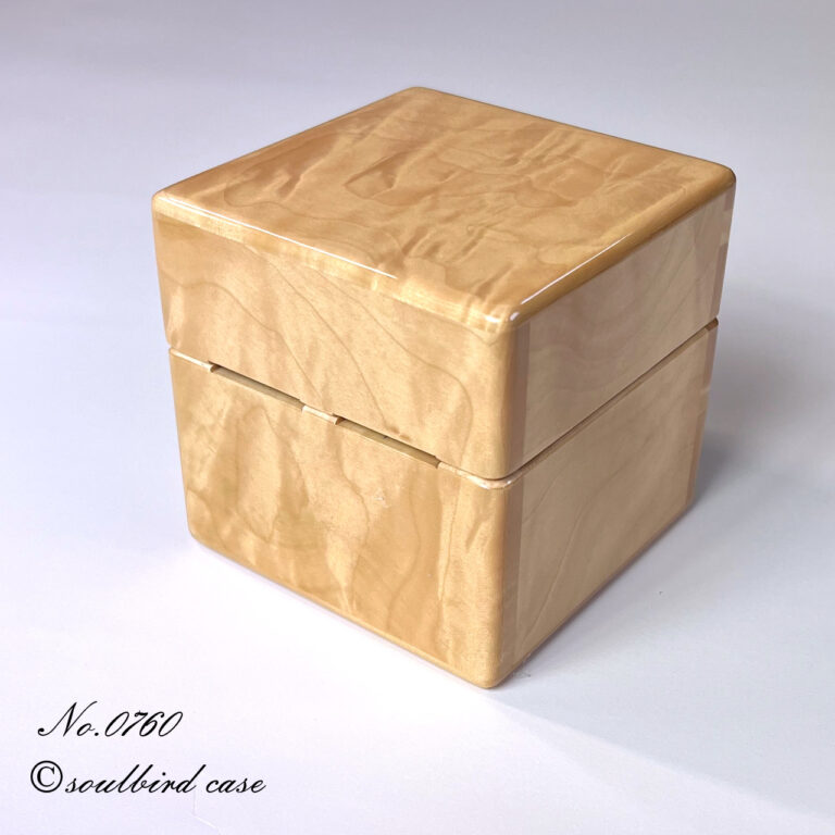 トチ　1本用時計ケース　背面