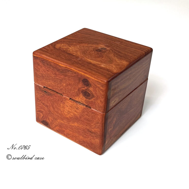 紫檀1本用時計ケース　背面