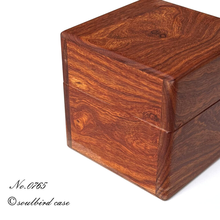 紫檀1本用時計ケース　左面