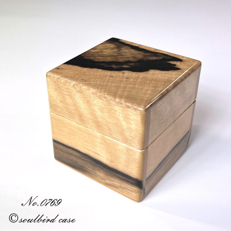 黒柿1本用時計ケース　前面