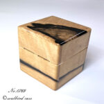 黒柿1本用時計ケース　背面