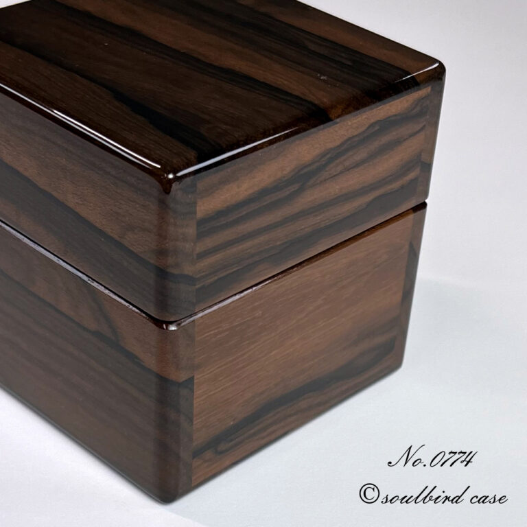 シャム柿1本用時計ケース　右面