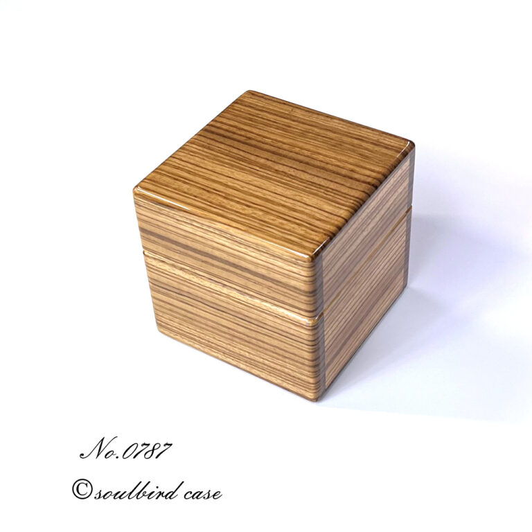 no.0787　カメルーンゼブラウッド1本用時計ケース